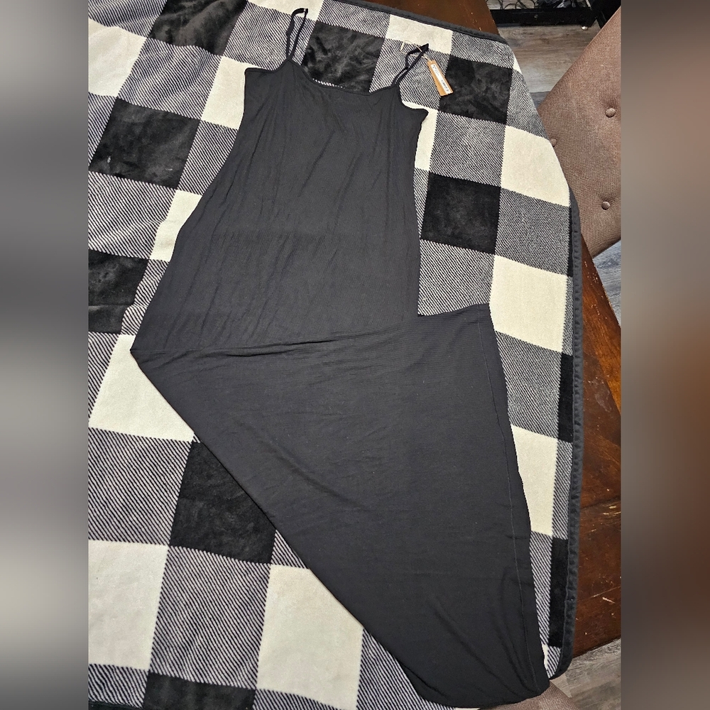 Skims soft lounge long slip dress